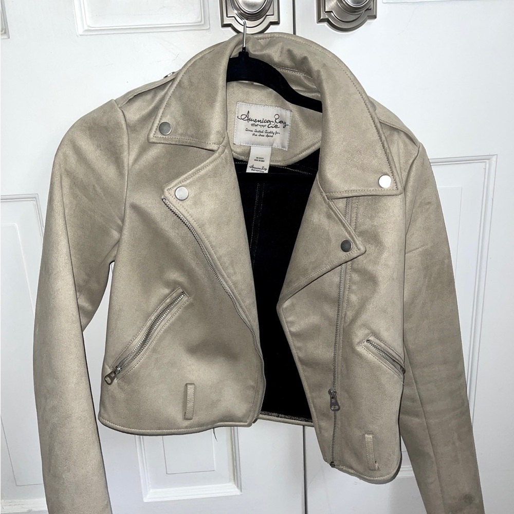 American Rag Suede Tan Jacket